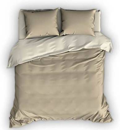 Romanette Flanellen Dekbedovertrek Comtesse Zand/Ivoor 200 x 200/220 cm