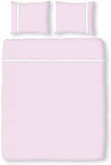 Romanette Flanellen Dekbedovertrek Duchesse Roze/wit 240 X 200/220 Cm
