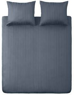 Ten Cate 100% Katoensatijnen Lits jumeaux Dekbedovertrek 240x200/220 Donker Blauw