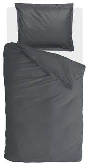 Walra Vintage Satin Dekbedovertrek 1-persoons (140x200/220 Cm + 1 Sloop) Katoen Satijn Antraciet
