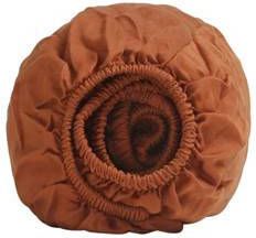 Yumeko hoeslaken gewassen katoen satijn bronze 180x200x30