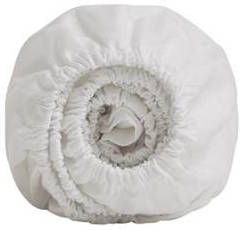 Yumeko hoeslaken katoen tencel™ pure white 140x200x30
