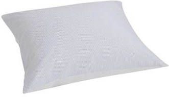 Yumeko kussensloop katoen tencel™ double face white stripe/pure white