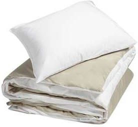 Yumeko Double Face dekbedovertrekset van biologisch katoensatijn 300TC inclusief kussenslopen