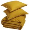 Yumeko overtrekset velvet flanel indian yellow 240x220 + 2/60x70 online kopen
