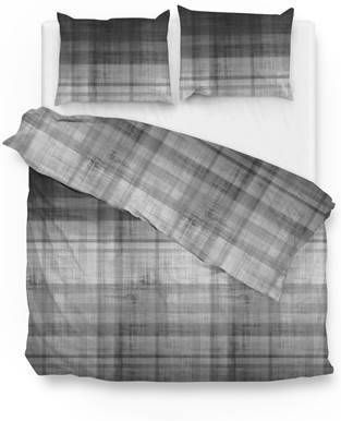 Zo Home Dekbedovertrek Flanel Marley Ink Black 260x200/220cm