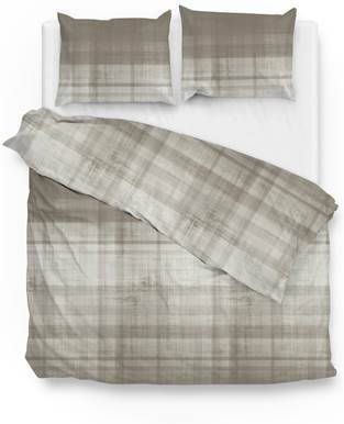 Zo Home Dekbedovertrek Flanel Marley Rock Taupe 200x200/220cm