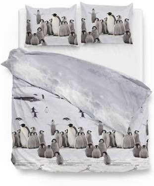 Zo Home Dekbedovertrek Flanel Tadzio Wit 240x200/220cm