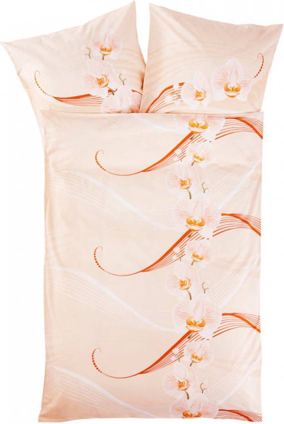 Webschatz 2 delige set bedlinnen Laura Terracotta, 2 delige set bedlinnen Laura Roze