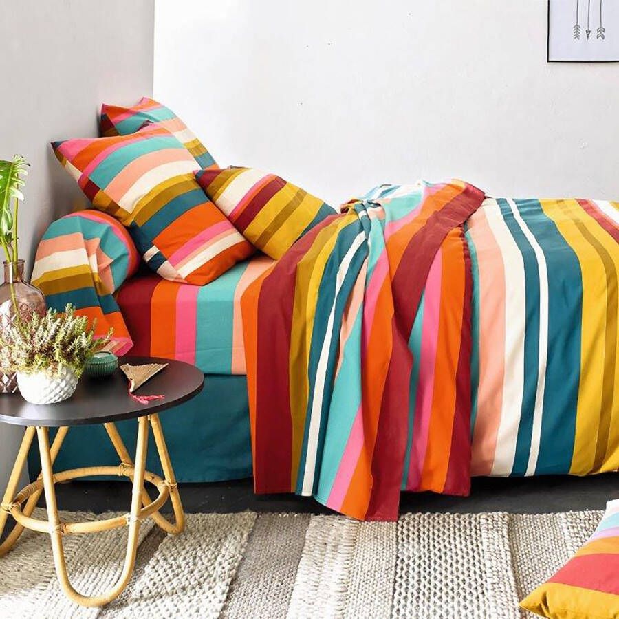 LA REDOUTE INTERIEURS Dekbedovertrek in katoen, Paraiso