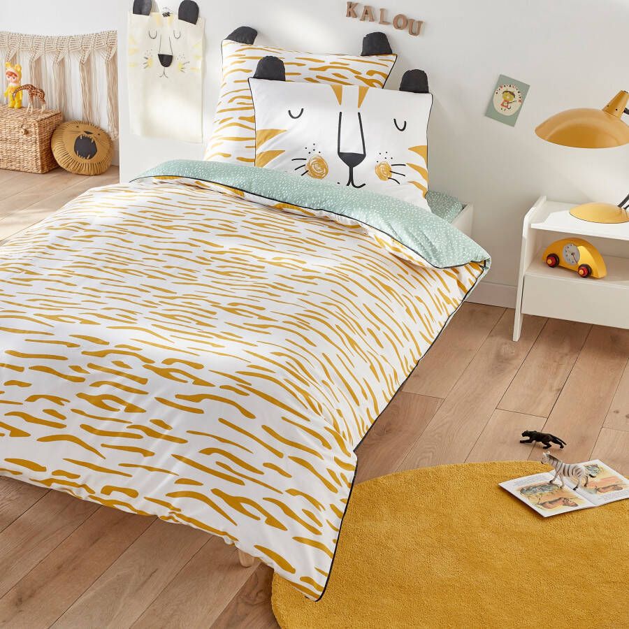 LA REDOUTE INTERIEURS Dekbedovertrek in zuiver katoen, Kalou