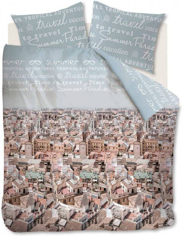 Ambiante dekbedovertrek Vacation multikleur 200x200/220 cm Leen Bakker