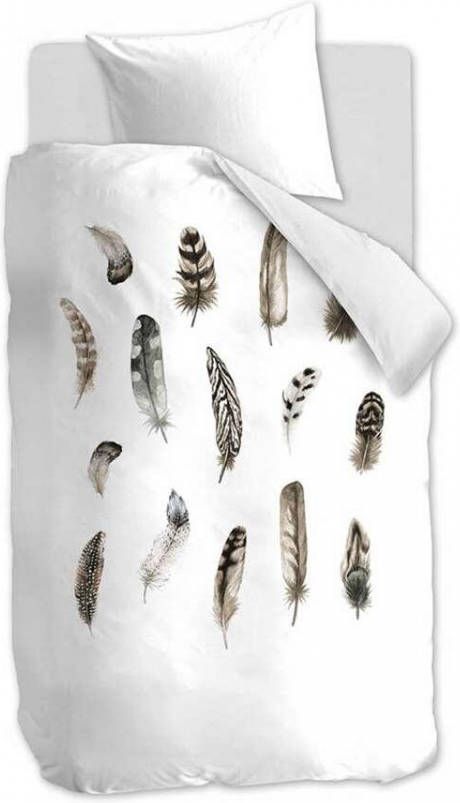 Ambiante dekbedovertrek Vera naturel 140x200/220 cm Leen Bakker