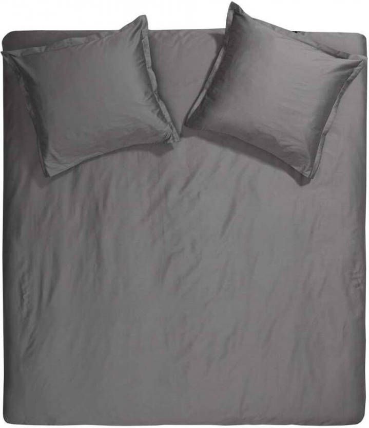 Cinderella Uni Dekbedovertrek Lits jumeaux(240x200/220 Cm + 2 Slopen) Katoen Satijn Anthracite