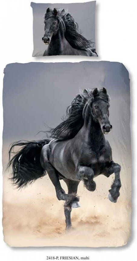 Good Morning Friesian dekbedovertrek 100% katoen 1-persoons (140x200/220 cm + 1 sloop) 1 stuk (60x70 cm) Multi