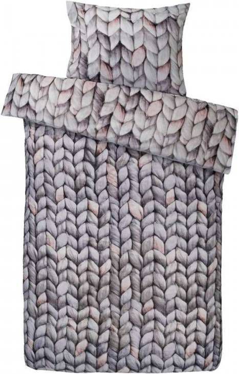 Ariadne at Home dekbedovertrek Warmly Naturel taupe 240x200/220 cm