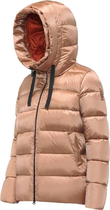 BomBoogie Omlaag jasje in helder nylon Rome Down Jacket , Rood, Dames