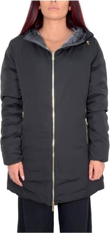 Ciesse Piumini Kalie Light Down Hoody Reversibile Coat , Zwart, Dames