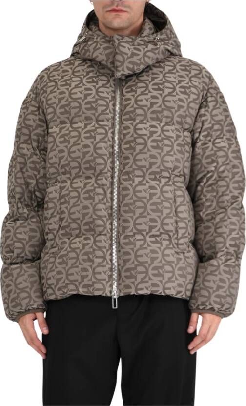 Emporio Armani Gewatteerde jassen Groen Heren