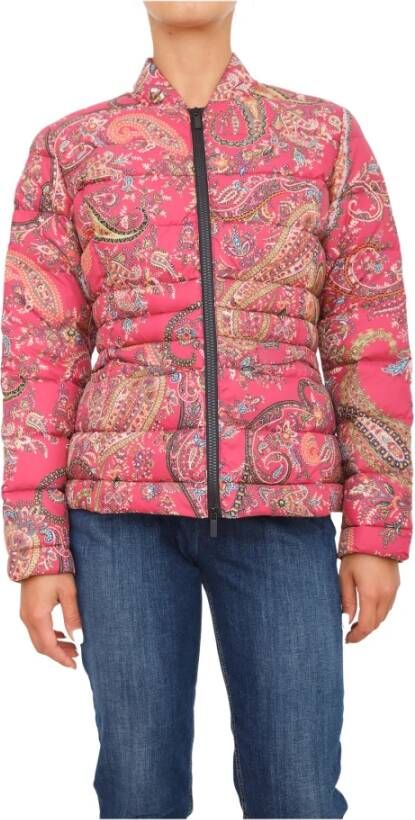 ETRO Gewatteerde Jassen Roze Dames