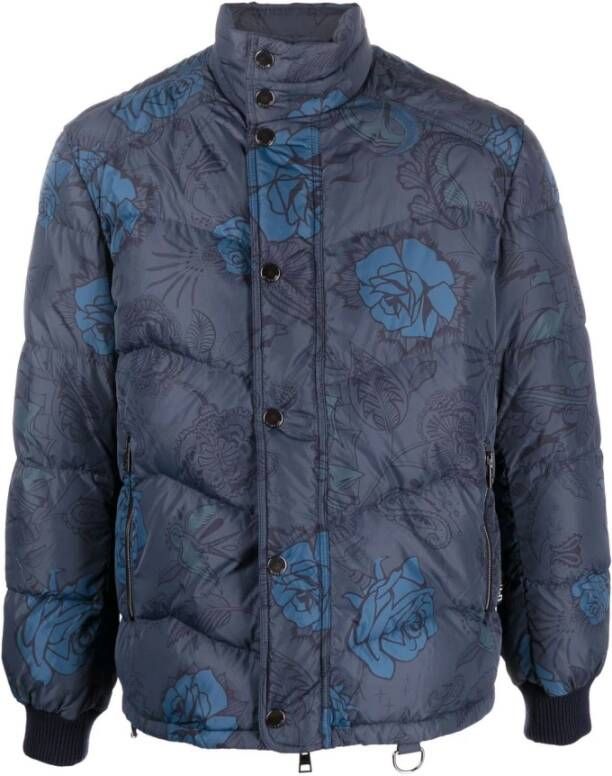 ETRO Gewatteerde jassen Blauw Heren