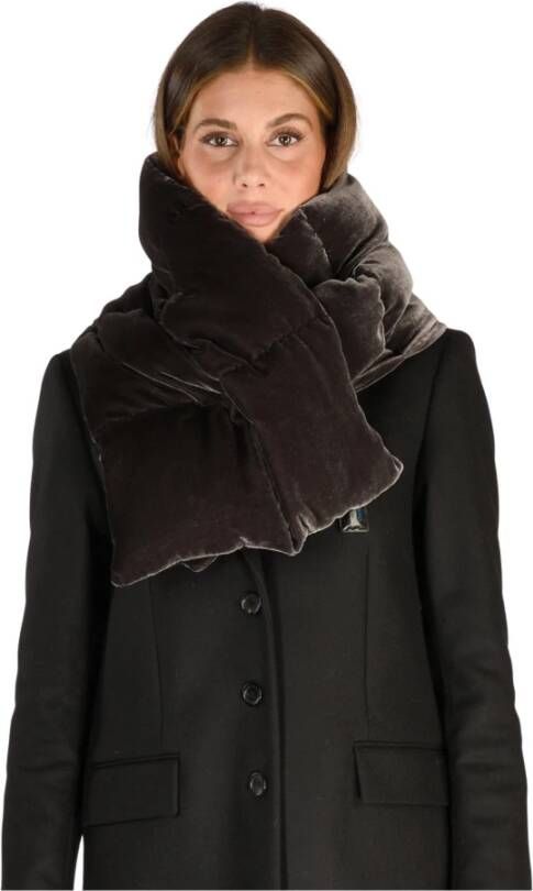 Aspesi Winter Scarves , Grijs, Dames