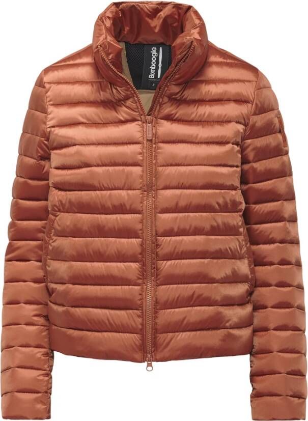 BomBoogie Kort jasje in helderylon , Rood, Dames