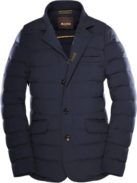 Moorer Gewatteerde jassen Blauw Heren