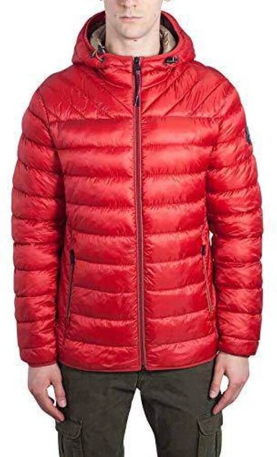 Napapijri Aerons Hood N0Yi4X A60 Jacket , Rood, Heren