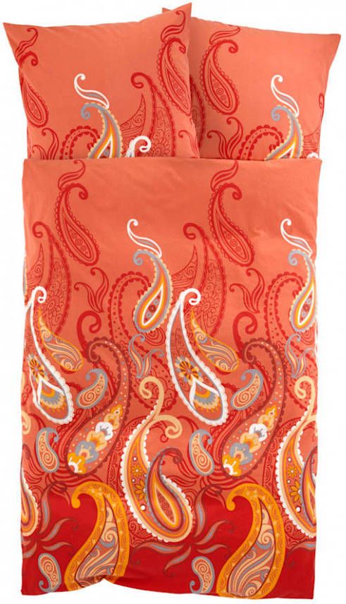 Webschatz 2 delige set bedlinnen Kira Terracotta