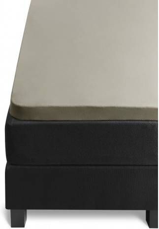 Beddinghouse Jersey Topper Hoeslaken 100% Gebreide Jersey Katoen 1 persoons(70/90x200/220 Cm) Sand