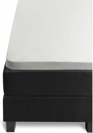 Beddinghouse Jersey Topper Hoeslaken 100% Gebreide Jersey Katoen Lits jumeaux(160x200/220 Cm) Off White