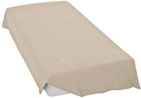 Cinderella Basic Percaline Katoen Laken 100% Percaline Katoen Lits jumeaux(240x260 Cm) Taupe