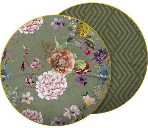 Descanso Sierkussen Parma 55 Cm Katoen/polyester Donkergroen