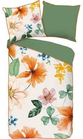 Descanso Tweezijdig te gebruiken overtrekset Annabelle met bies