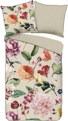 Descanso Tweezijdig te gebruiken overtrekset Fiori met bies
