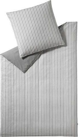 Esprit Tweezijdig te gebruiken overtrekset Herringbone met visgraat motief