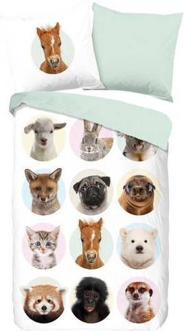 good morning Kinderovertrekset Younganimals met dierenprint(2 delig )