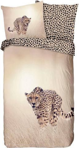 good morning Tweezijdig te gebruiken overtrekset Cheetah met jachtluipaard