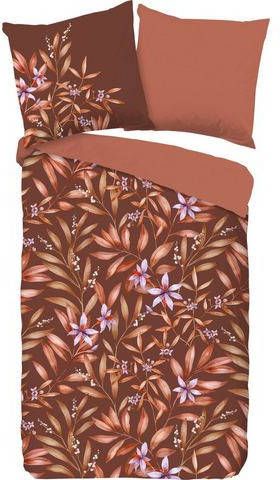 good morning Tweezijdig te gebruiken overtrekset Hazel met bladeren(2 delig )