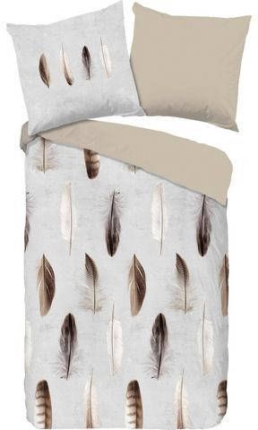 good morning Tweezijdig te gebruiken overtrekset Lisa met veren