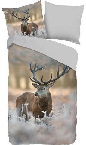 good morning Tweezijdig te gebruiken overtrekset Michel 100% katoen/flanel(fijnflanel)(2 delig )