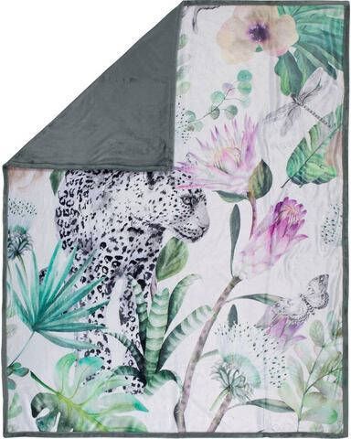 Descanso Plaid VOLTERRA 130x160 cm groen