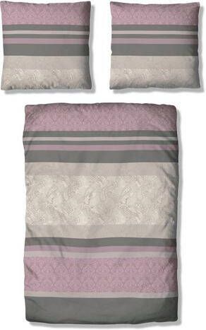 Home affaire Overtrekset Louise dekbedovertrek, romantisch motief, voor kinderen en volwassenen Linonkwaliteit, design ornamenten