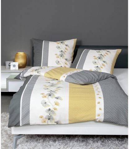 Janine Overtrekset Tango 20077 dekbedovertrek in seersucker kwaliteit, gebloemd design met een ritssluiting(2 delig )