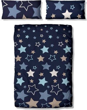 my home Overtrekset Dreamer dekbedovertrek, ook als winterbeddengoed, kerst in verschillende kwaliteiten, sterrendesign(2 delig )