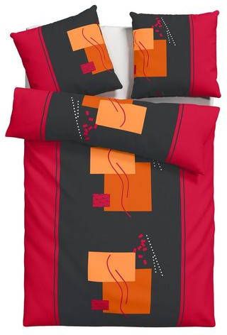 my home Overtrekset Olanis Linonkwaliteit, grafische design(2 delig )