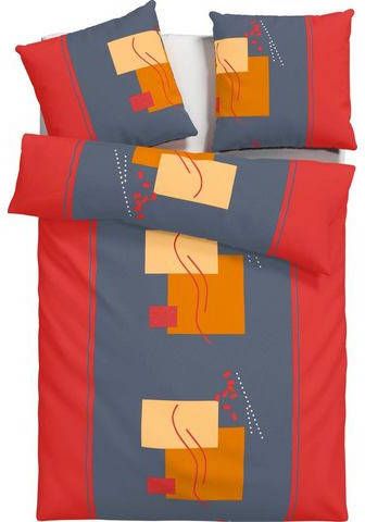 my home Overtrekset Olanis Linonkwaliteit, grafische design(2 delig )