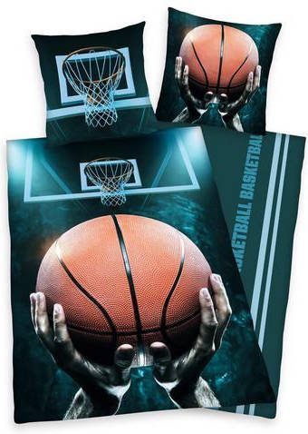 Young Collection Beddengoed voor tienerkamer Basketbal met basketbalring(2 delig )