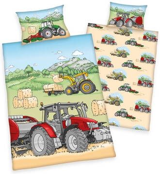 Baby Best Baby overtrekset Tractor met leuke tractormotieven